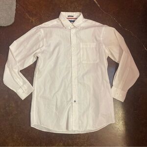 Men’s Tommy Hilfiger White Button Front Dress Shirt